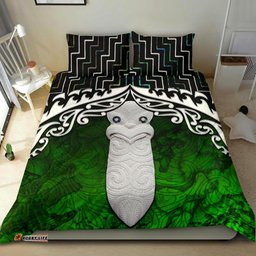New Zealand Maori Taiaha Mauri Poutama Bedding Set