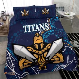 Gold Coast Bedding Set Titans Gladiator Indigenous