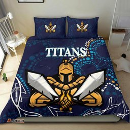 Gold Coast Bedding Set Titans Gladiator Indigenous