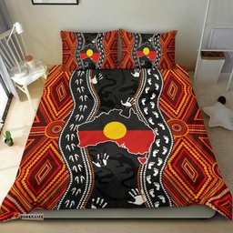 Aboriginal Bedding Set - Australia Indigenous Map