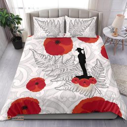 Anzac Maori Bedding Set Silver Fern Lest For Get