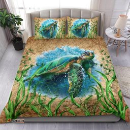 Polynesian Bedding Set Sea Turtle Vintage