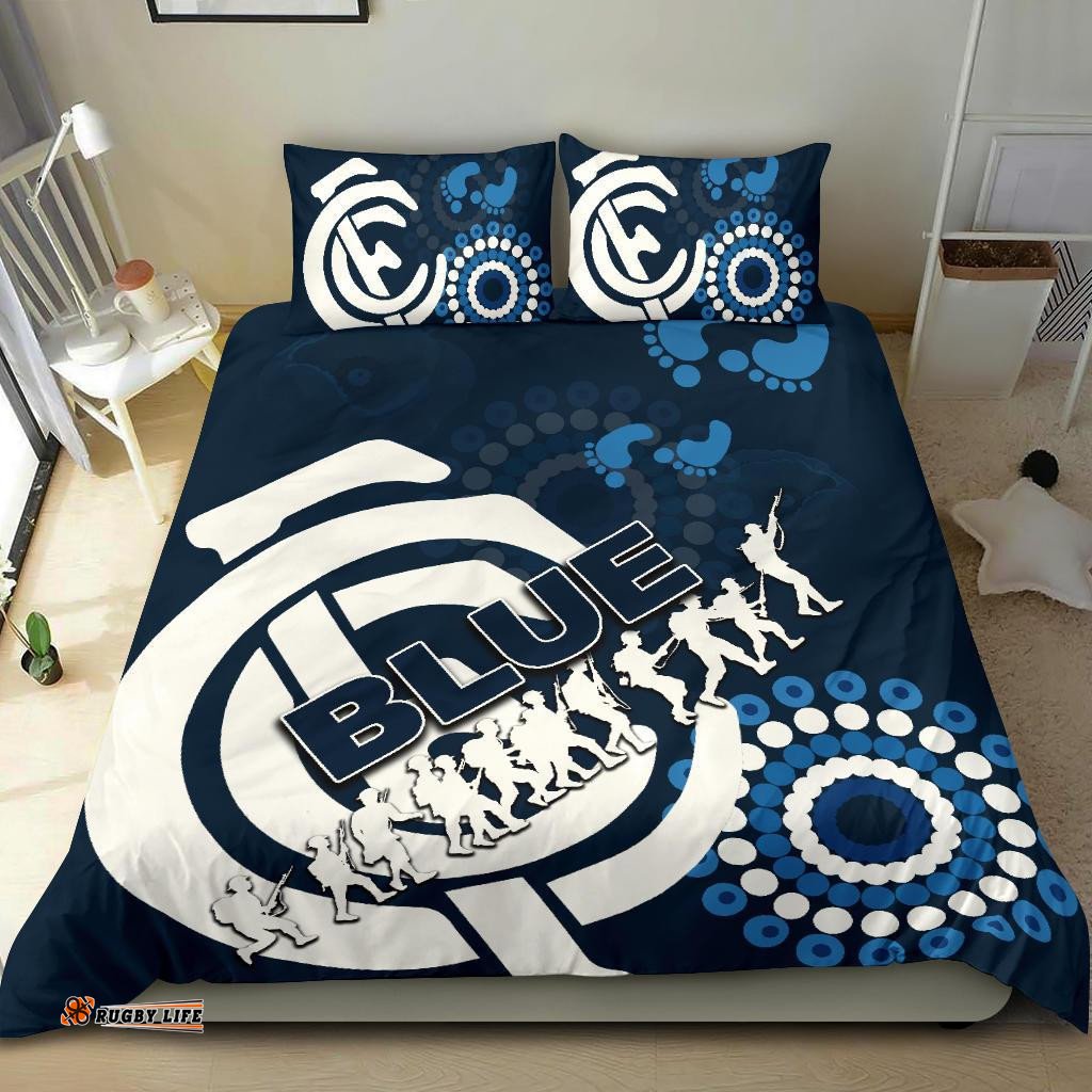 Carlton Blues Bedding Set Anzac Day