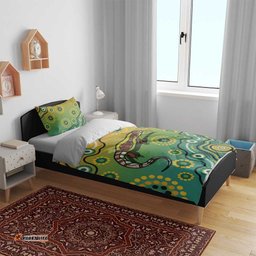 Goanna Aboriginal style Dot Artwork Bedding Set