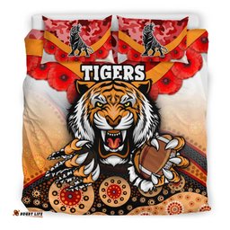 Tigers Bedding Set Wests ANZAC Day Special version