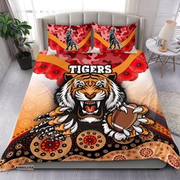 Tigers Bedding Set Wests ANZAC Day Special version