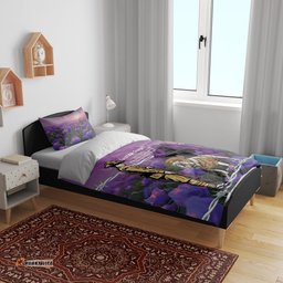 Australia Dog Heroes ANZAC Bedding Set Remembering All Animals In War Purple Poppies