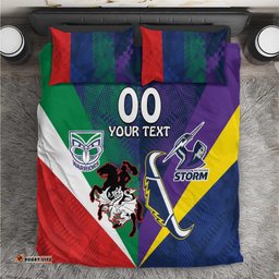 Custom Dragons Cowboys Combine Storm Warriors Bedding Set Sport Style Version 02