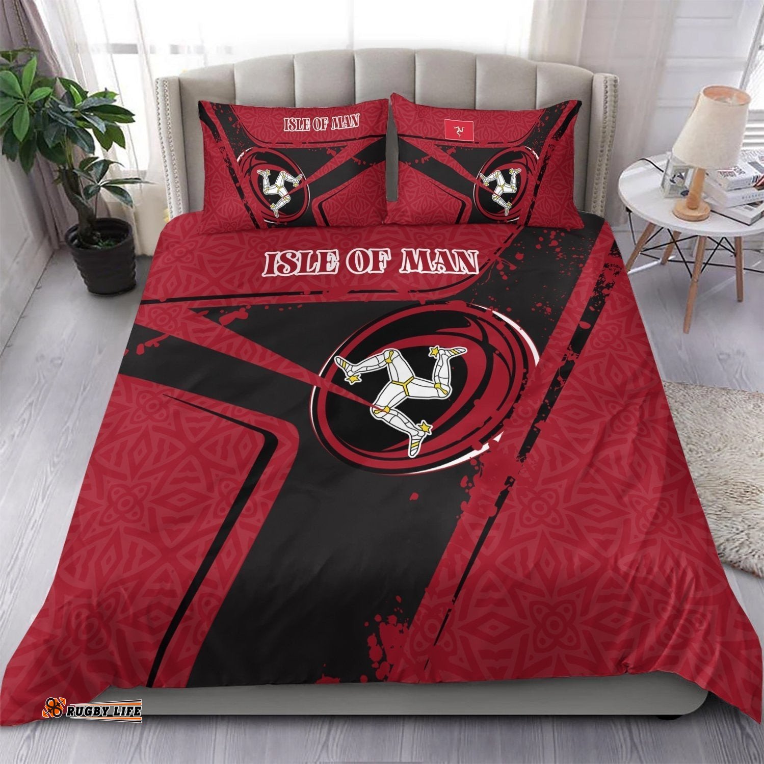 Isle Of Man Rugby Bedding Set - Isle Of Man Rugby