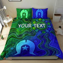 Custom Aboriginal Bedding Set, Torres Strait Islands Flag