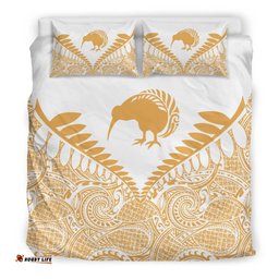 New Zealand Koru Bedding Set, Kiwi Bird Duvet Cover And Pillow Case 07