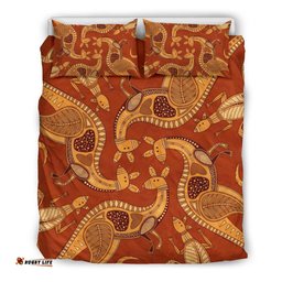 Aboriginal Bedding Sets, Kangaroo Patterns Animals Art