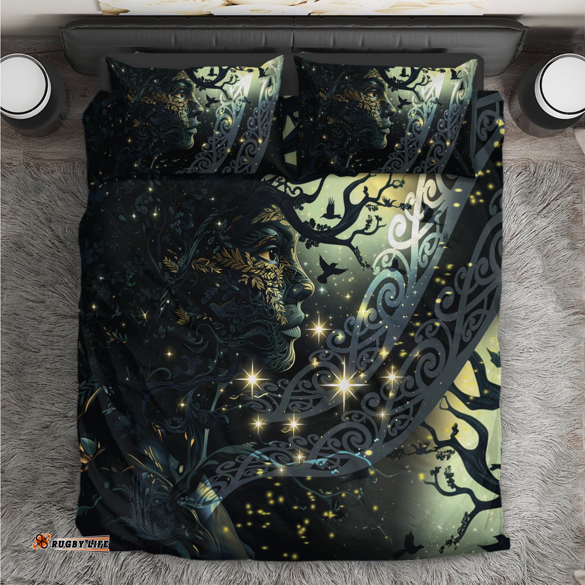 New Zealand Matariki Tupuarangi Bedding Set Ng Kai o te Rangi