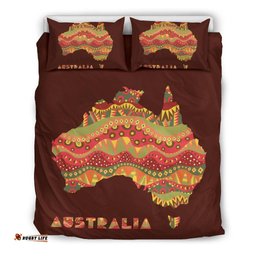 Aboriginal Bedding Sets, Australia Map Patterns
