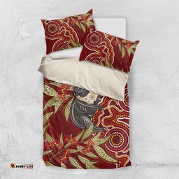 Australia Santa Koala Bedding Set Aboriginal Style