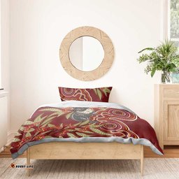 Australia Santa Koala Bedding Set Aboriginal Style
