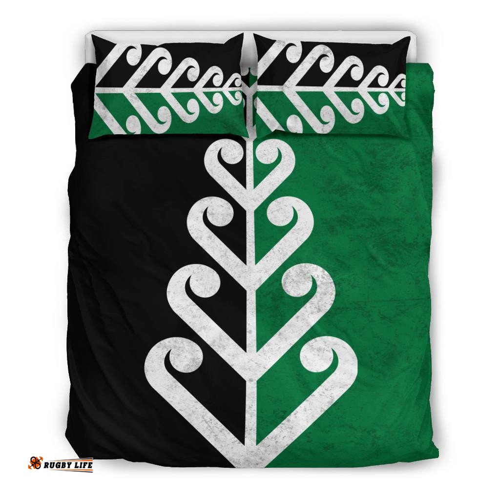 New Zealand Koru Fern Flag Bedding Set