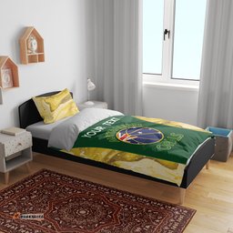 Custom Australia Basketball Bedding Set Go Champions Aussie Opals National Color