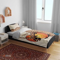 Thorny Devil Australia Bedding Set Baby Moloch Horridus With Ants Aboriginal Art