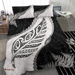 Paua Shell Maori Silver Fern Bedding Set 2