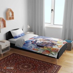 Wombat Australia Day Bedding Set Happy 26 January Banksia Watercolor
