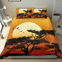 Bedding Set Sunset And Tree In Australia