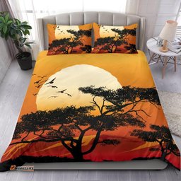 Bedding Set Sunset And Tree In Australia