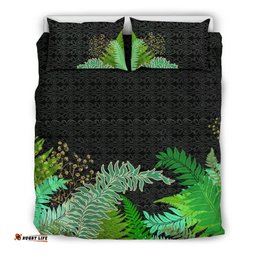 Tropical New Zealand Style With Silver Fern Bedding Set