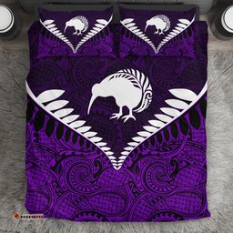 New Zealand Koru Bedding Set, Kiwi Bird Duvet Cover And Pillow Case 04