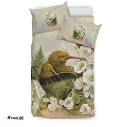 New Zealand Bedding Set, Kiwi Bird Duvet Cover And Pillow Case 04