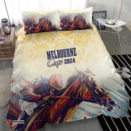 Melbourne Horse Racing Bedding Set Yellow Rose Champion