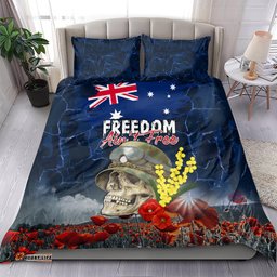 Australia ANZAC Day Bedding Set Freedom Ain't Free