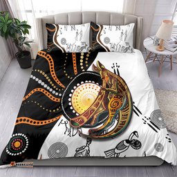 Aboriginal Kangaroo Pattern Dot Art Bedding Set TS04
