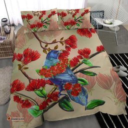 New Zealand Bedding Set, Tui Bird Duvet Cover And Pillow Case 01