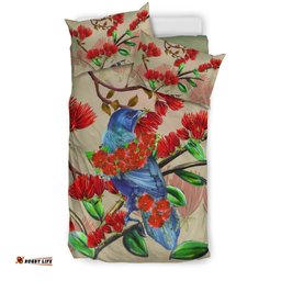 New Zealand Bedding Set, Tui Bird Duvet Cover And Pillow Case 01