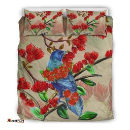 New Zealand Bedding Set, Tui Bird Duvet Cover And Pillow Case 01