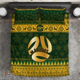 Australia Matildas Christmas Bedding Set National Color