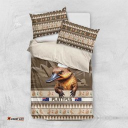 Aussie Platypus Bedding Set Merry Christmas