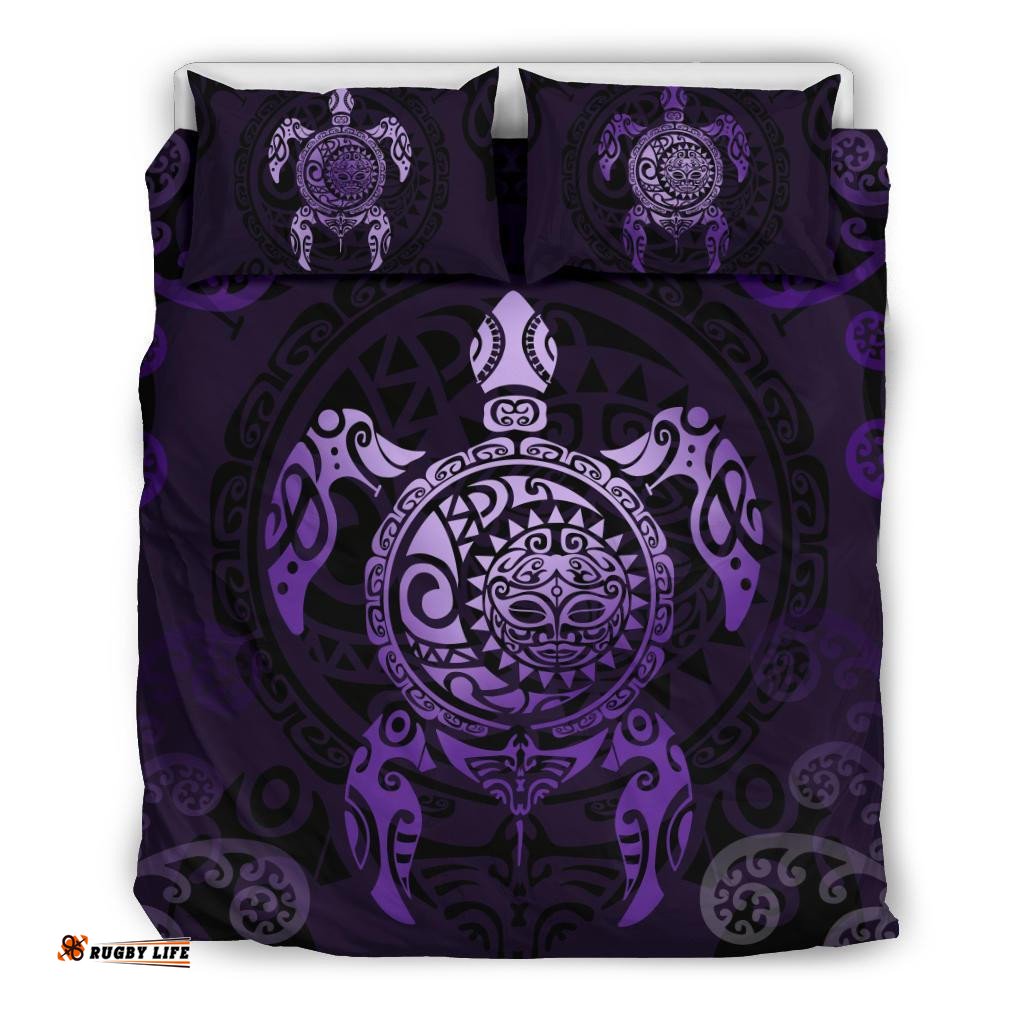 Maori Turtle Bedding Set Violet