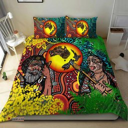 Australia Aboriginal Kangaroo Combine New Zealand Maori Kiwi Bird Bedding Set LT2