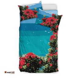 Pohutukawa New Zealand Bedding Set Christmas Tree