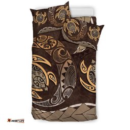 Maori Turtles New Zealand Bedding Set Brown