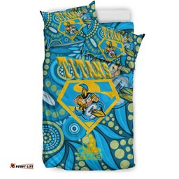 Gold Coats Titans Superman Bedding Set