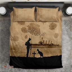 Australia ANZAC Day Bedding Set HMAS Sydney I Chatham Class Light Cruiser