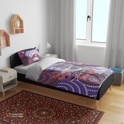 Personalised Australia Koala NAIDOC 2024 Bedding Set Keep the Fire Burning