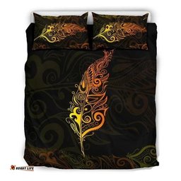 Light Silver Fern New Zealand Bedding Set Sunrise Vibe