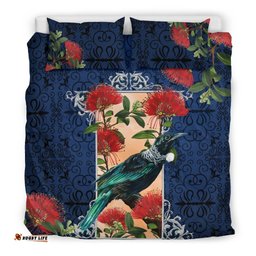 New Zealand Bedding Set Tui And Pohutukawa