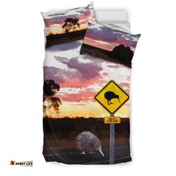 New Zealand Bedding Set, Kiwi Bird Duvet Cover And Pillow Case 08