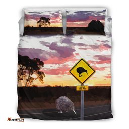 New Zealand Bedding Set, Kiwi Bird Duvet Cover And Pillow Case 08