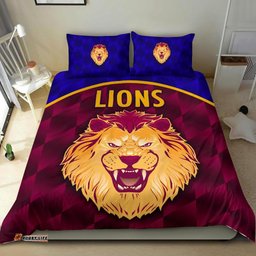 Brisbane Lions Bedding Set Powerful